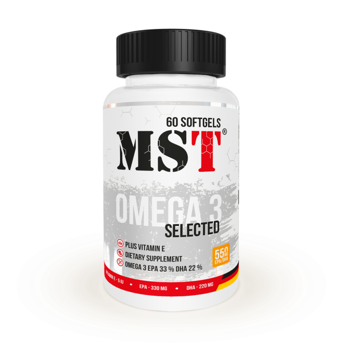 MST omega 3 Selected 55% 60 caps