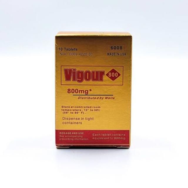 Vigour 800 – капсули для підвищення потенції (10 таблеток)