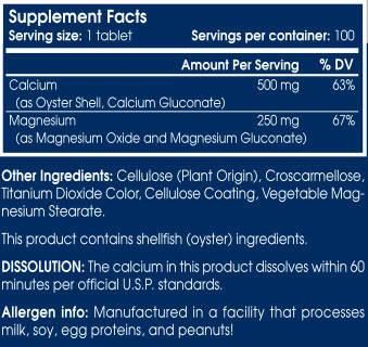 Scitec Nutrition Calcium-Magnesium 100 tabl