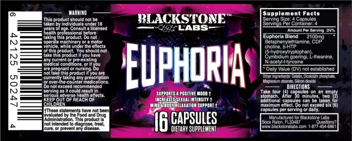 Blackstone Labs Euphoria 16 caps
