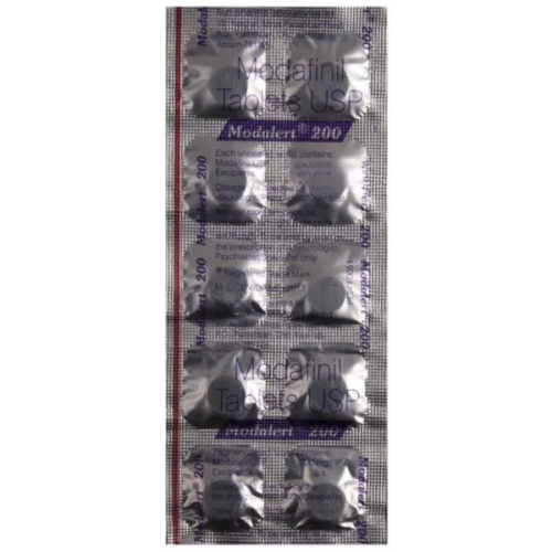 Модафинил Ноотроп SUN Pharma Modafinil Modalert 200 мг 10 таб (блистер)