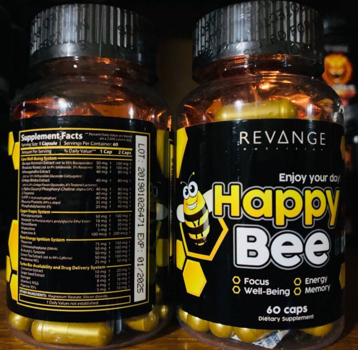 REVANGE NUTRITION Happy Bee 60 caps