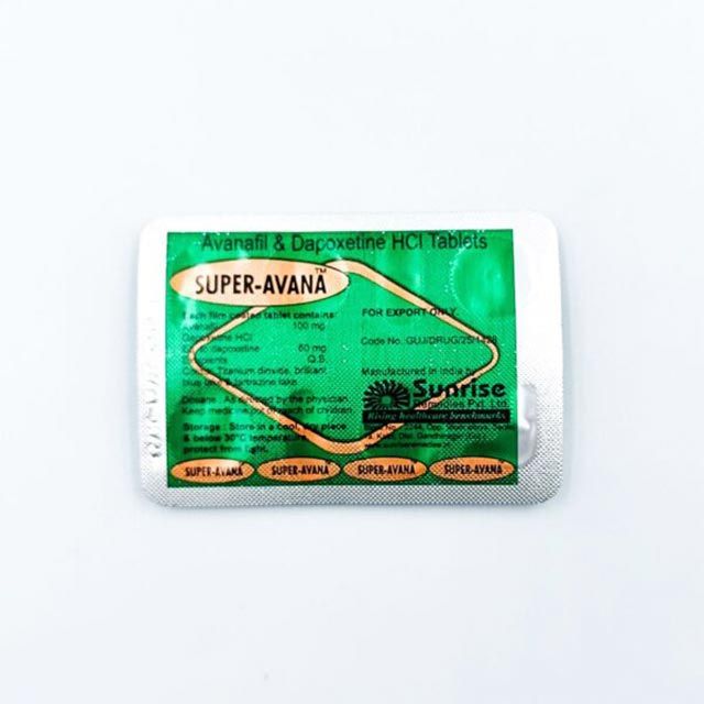 Super Avana (аванафіл + дапоксетін)