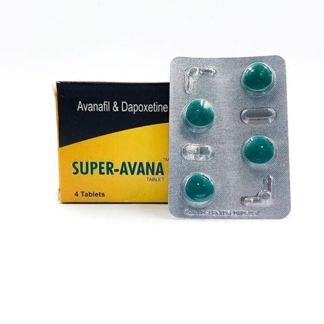 Super Avana (аванафіл + дапоксетін)