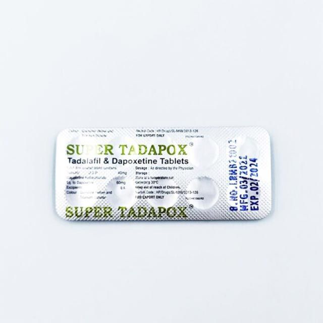 Super Tadapox (сіаліс + дапоксетін)