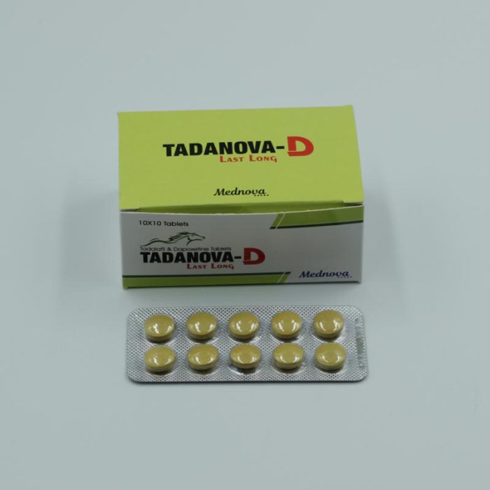Таблетки Tadanova D 20/60