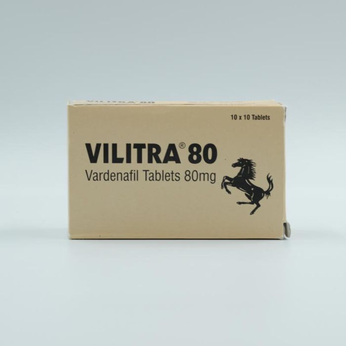 Таблетки Vilitra 80 mg для потенції