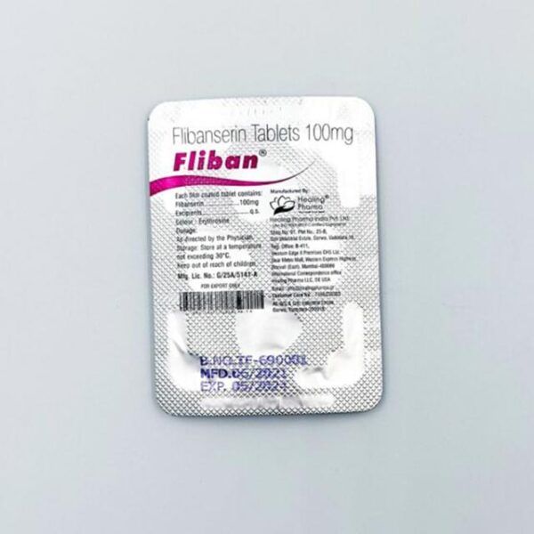 Жіночий збуджувач Fliban 100 mg